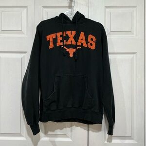 🤎 University of Texas Texas Longhorns Black Hooded Sweatshirt Hoodie - Small